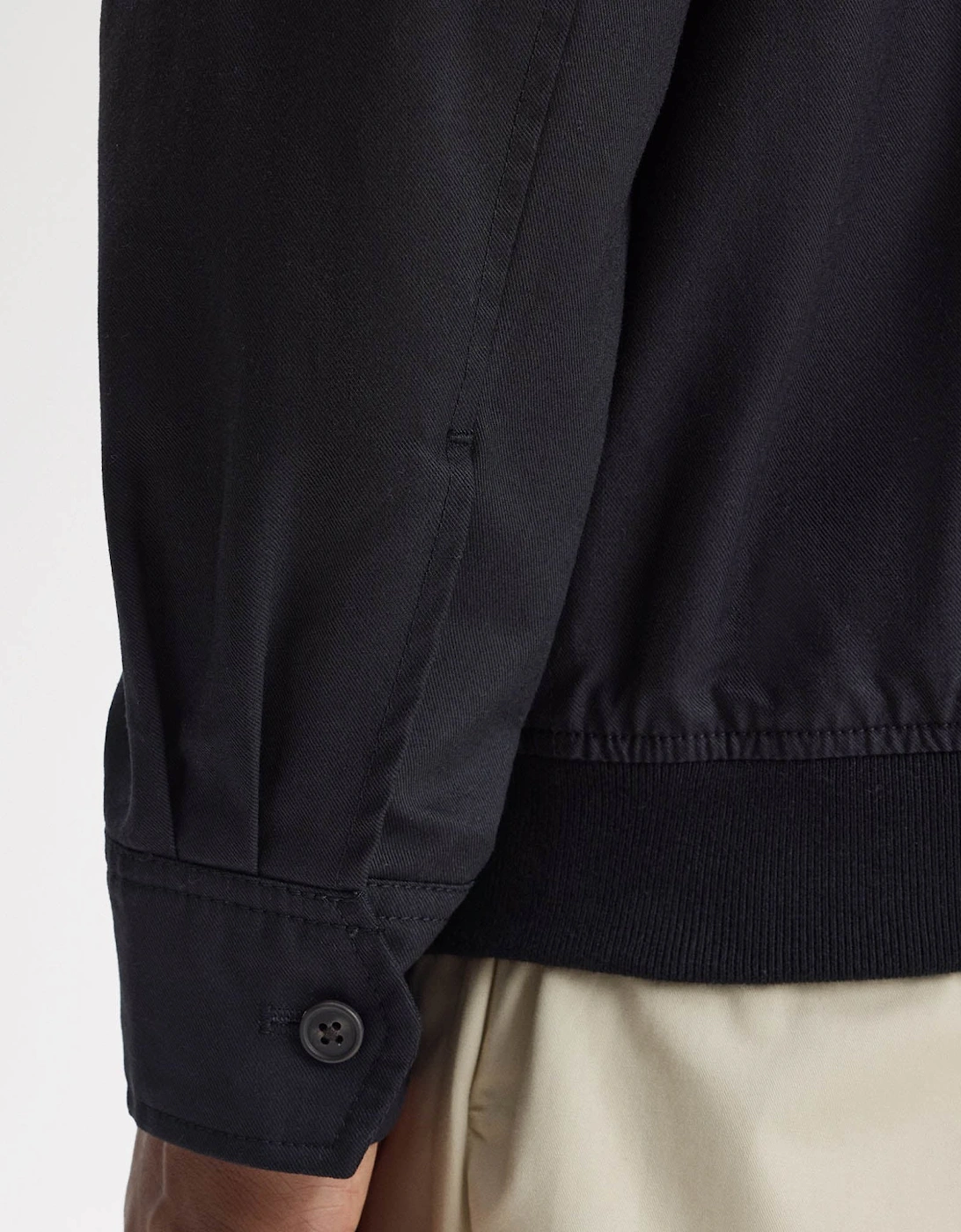 Mens Twill Harrington Jacket - Black 102