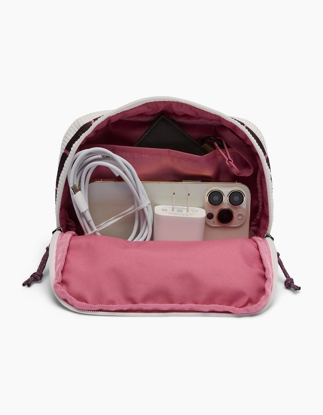 Trail Traveler Polyester Unisex Adults White Crossbody Bag - One Size