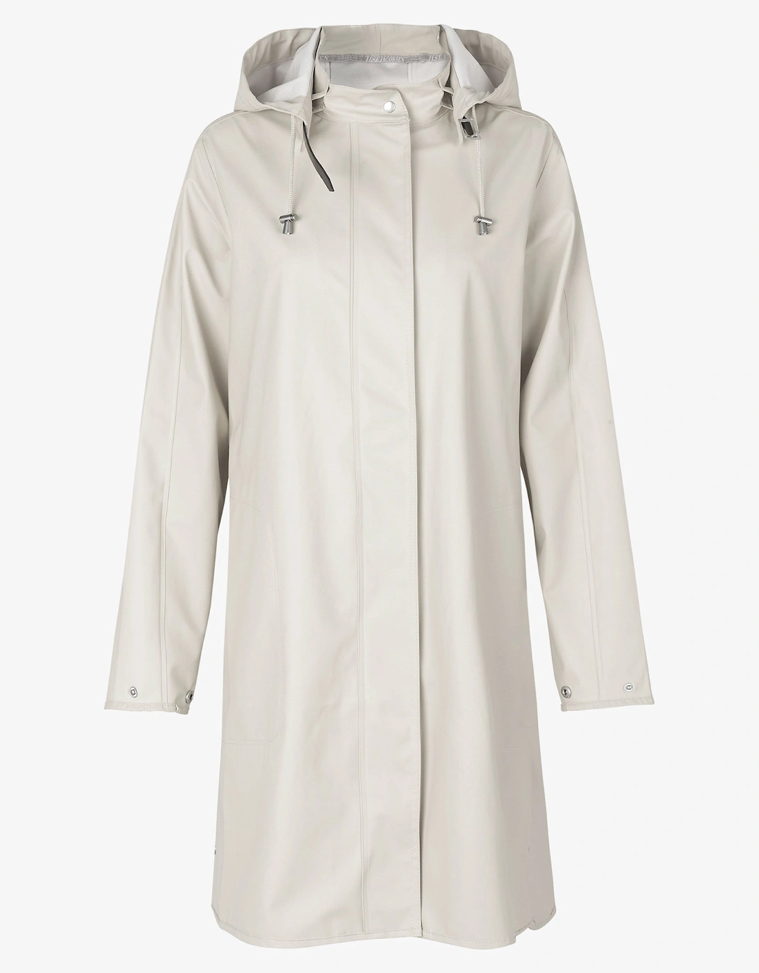 Rain Womens A-Line Rubberised Raincoat - Milk Creme 121, 2 of 1