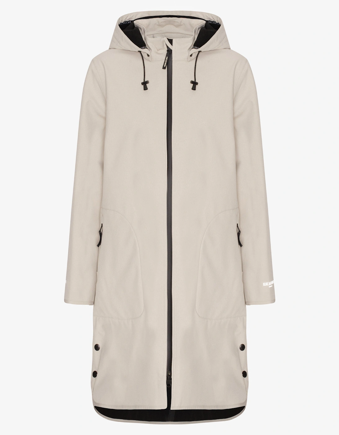 Rain Womens A-Line Softshell Raincoat - Chateau Gray 029, 3 of 2