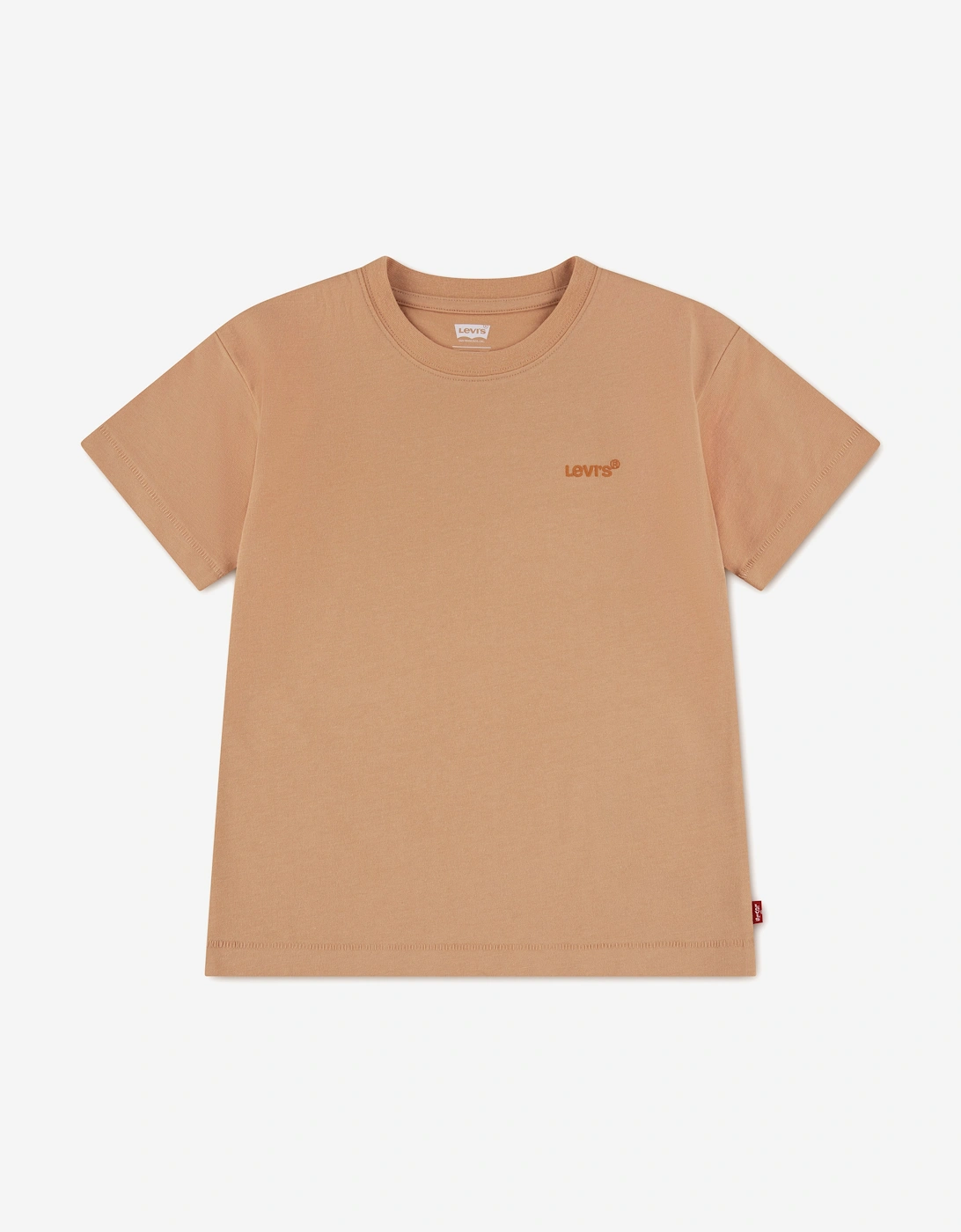 Boys Red Tab Vintage T-Shirt in Orange, 6 of 5