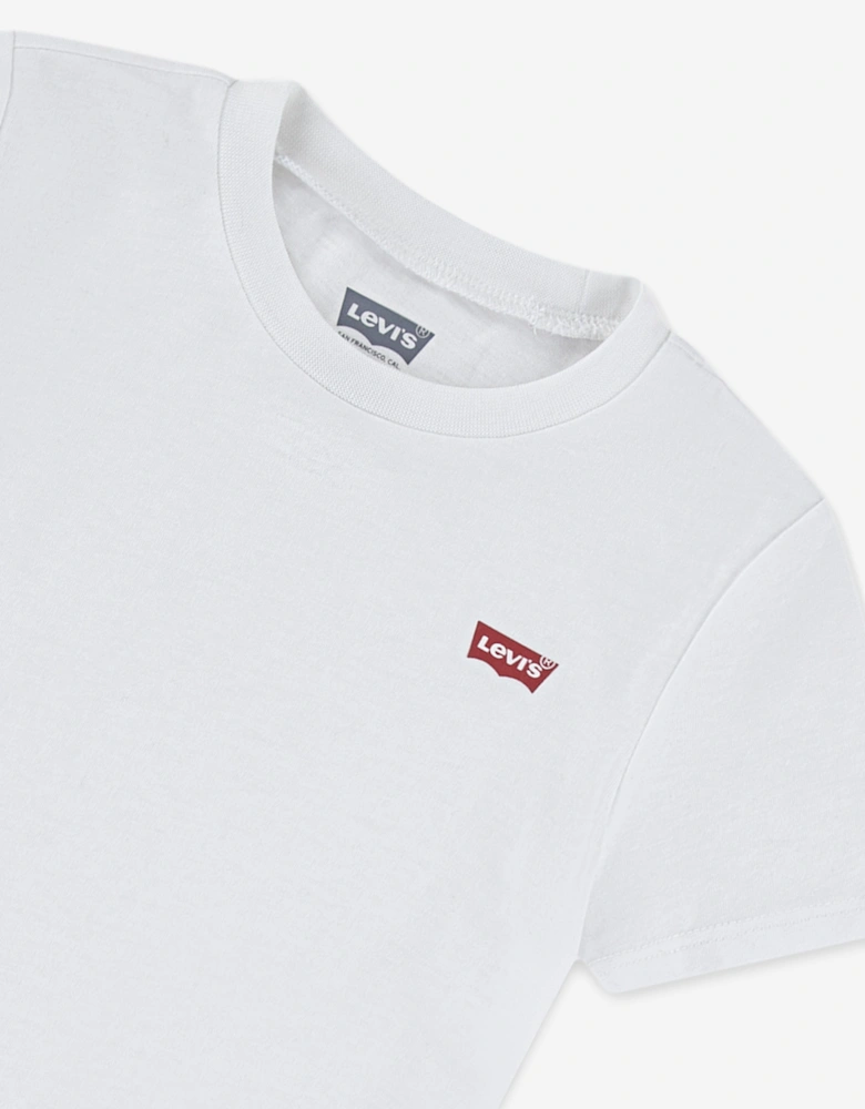 Boys Batwing T-Shirt and Shorts Set in White