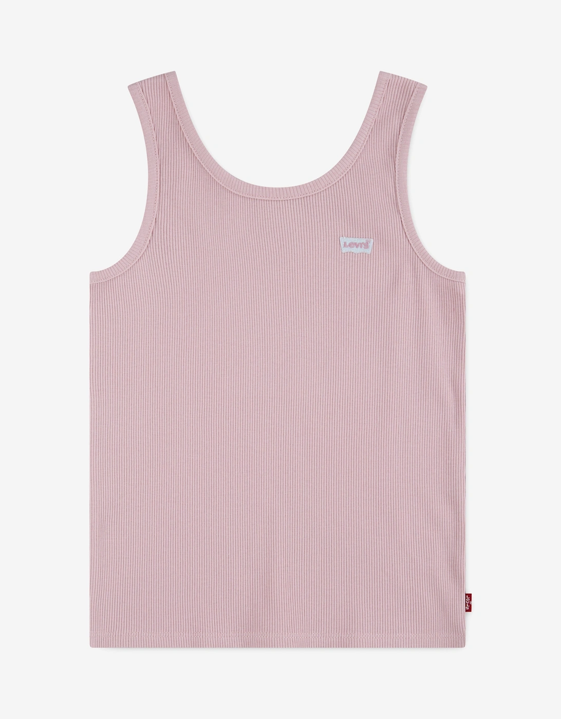 Girls Meet and Greet Ribbed Tank Top in Pink, 6 of 5