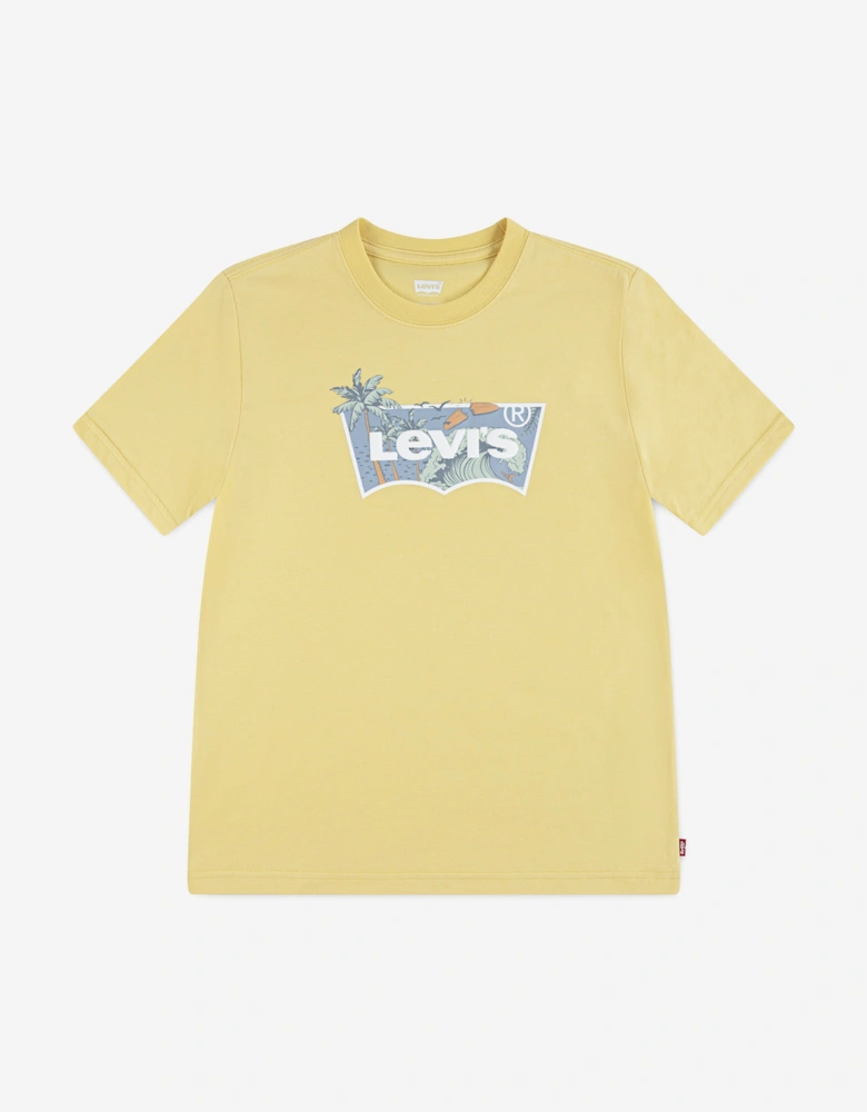 Boys High Tide Batwing T-Shirt in Yellow