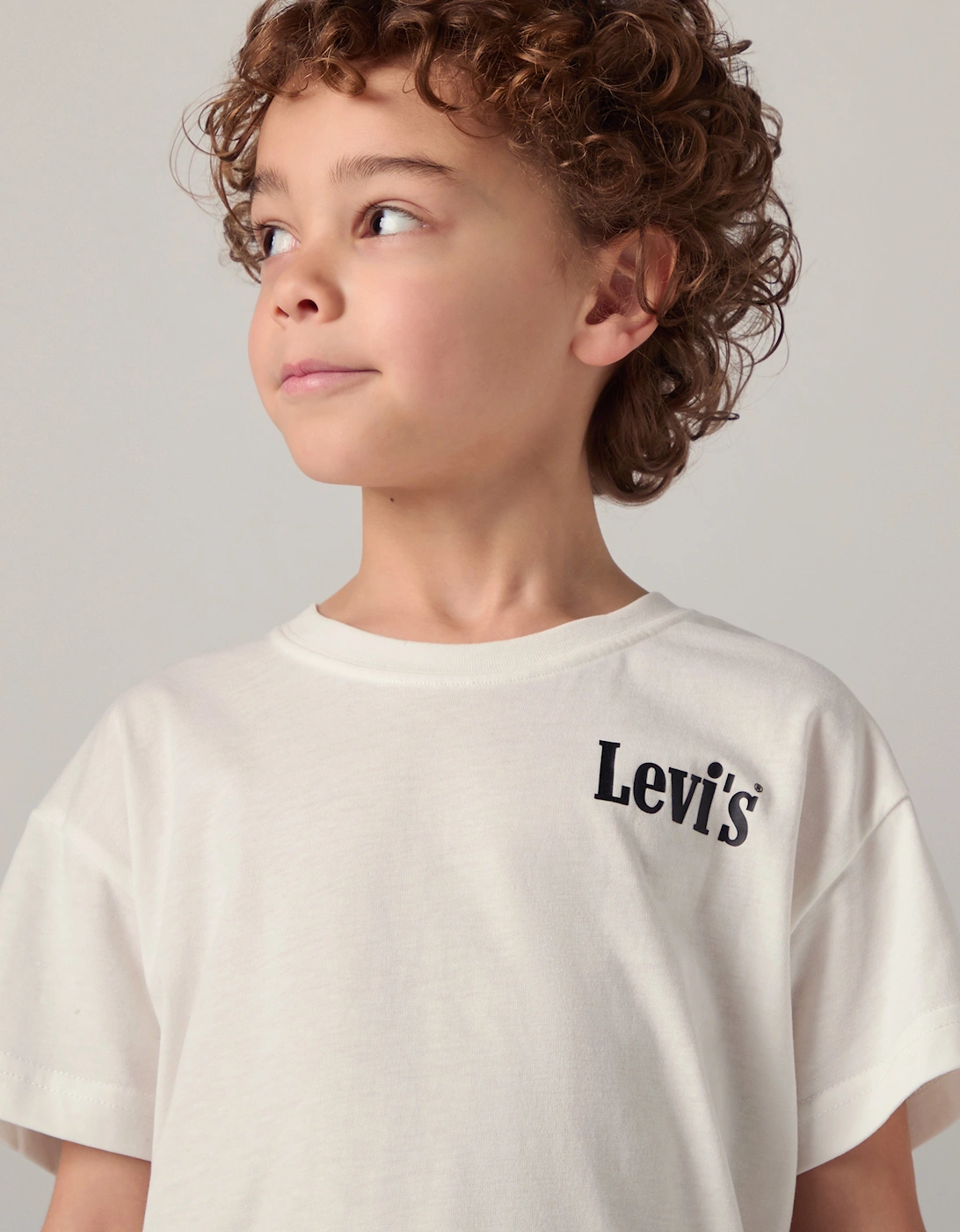 Boys Aquatic Lounge T-Shirt in Ivory