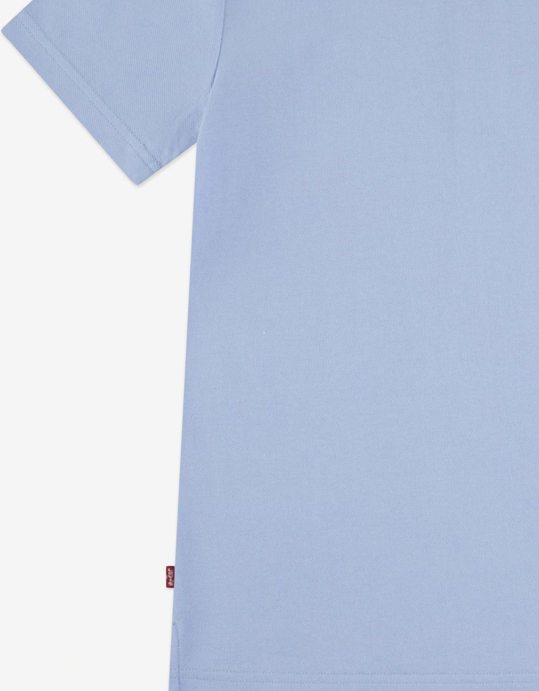 Boys Back Neck Tape Polo Shirt in Blue