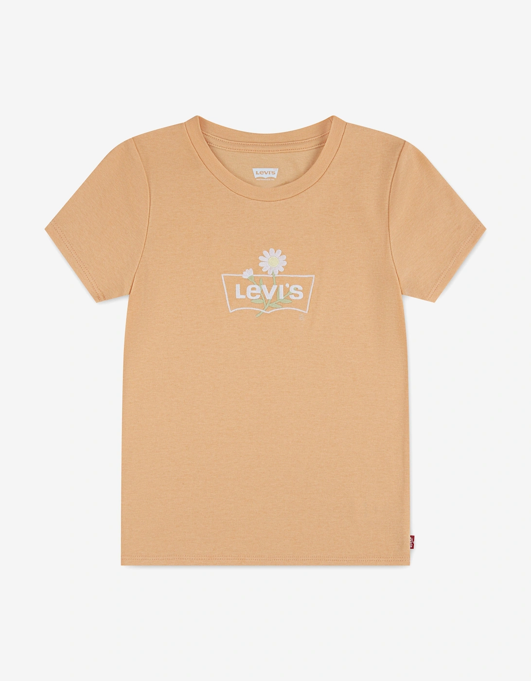 Levis Girls Orange 'S Levi's Daisy Batwing T-Shirt In  16 Years Size 16 Yrs Kids