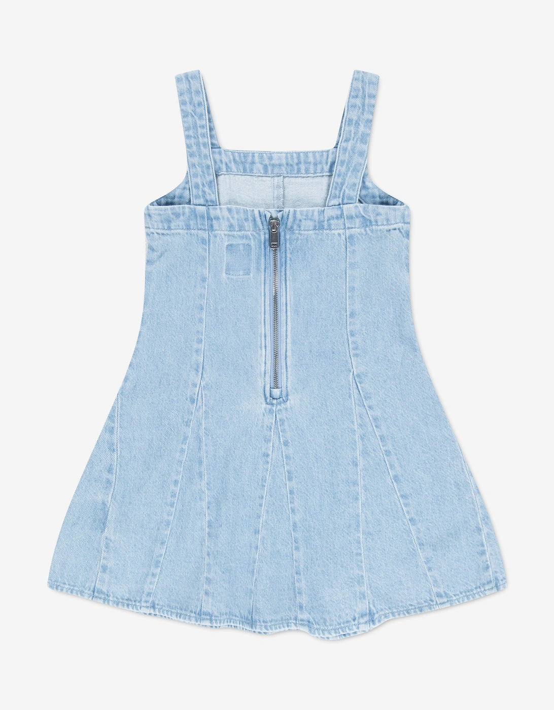 Girls Godet Dress in Blue