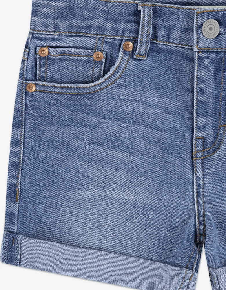 Girls Girlfriend Shorts in Blue