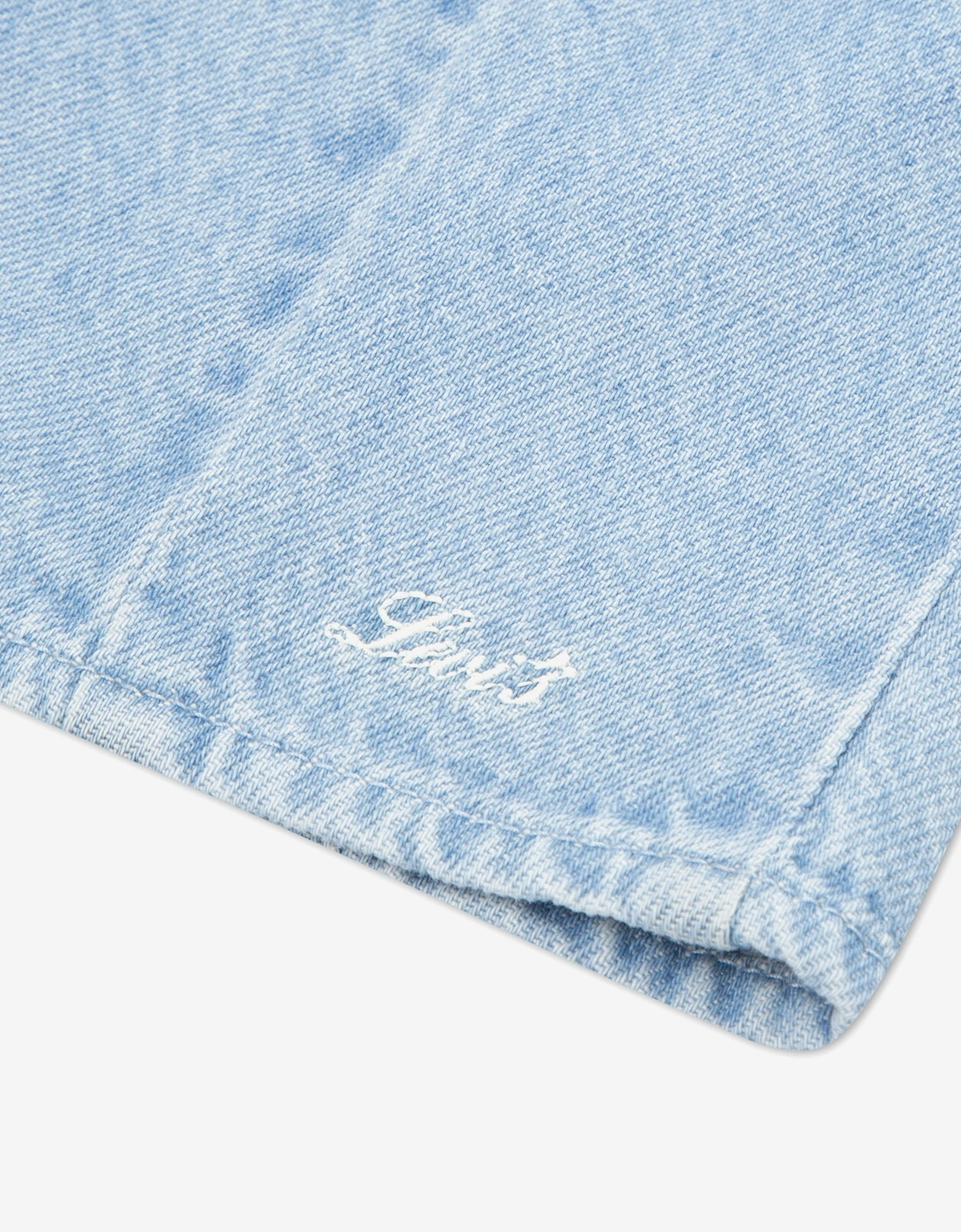 Girls Godet Dress in Blue