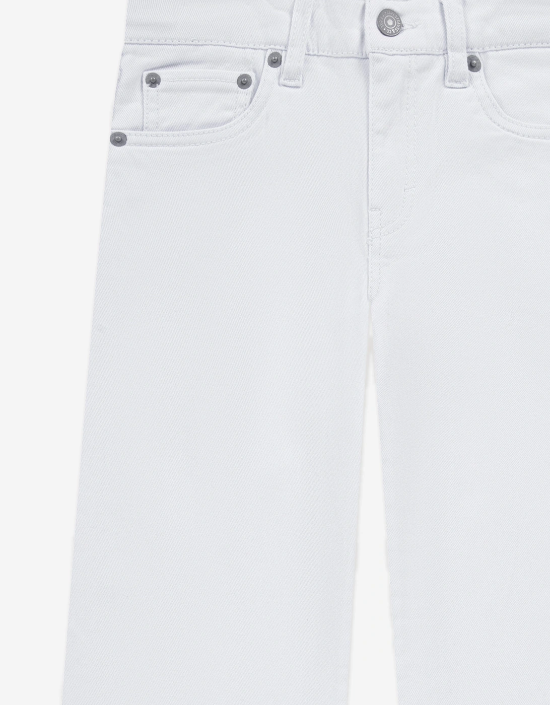 Girls Wide Leg Jeans in White