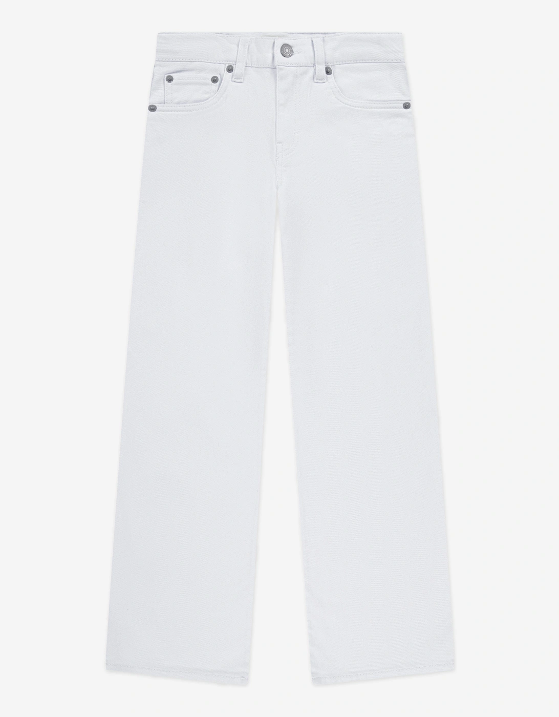 Levis Girls White 'S Levi's Wide Leg Jeans In  16 Years Size 16 Yrs Kids