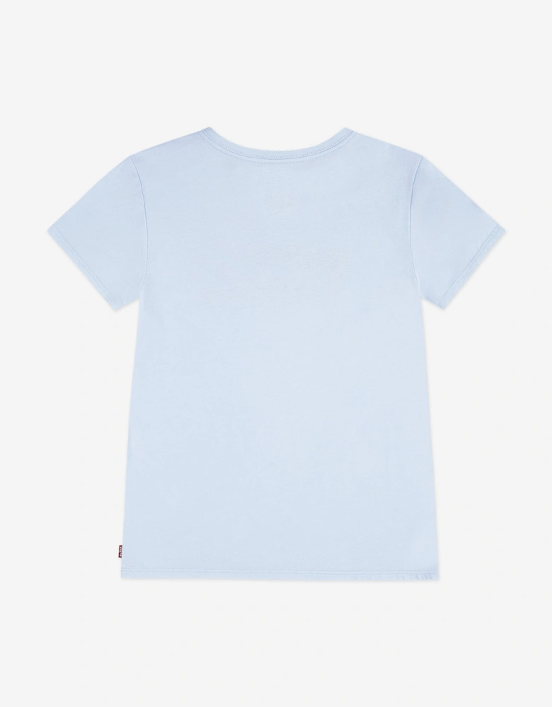 Girls Batwing T-Shirt in Blue