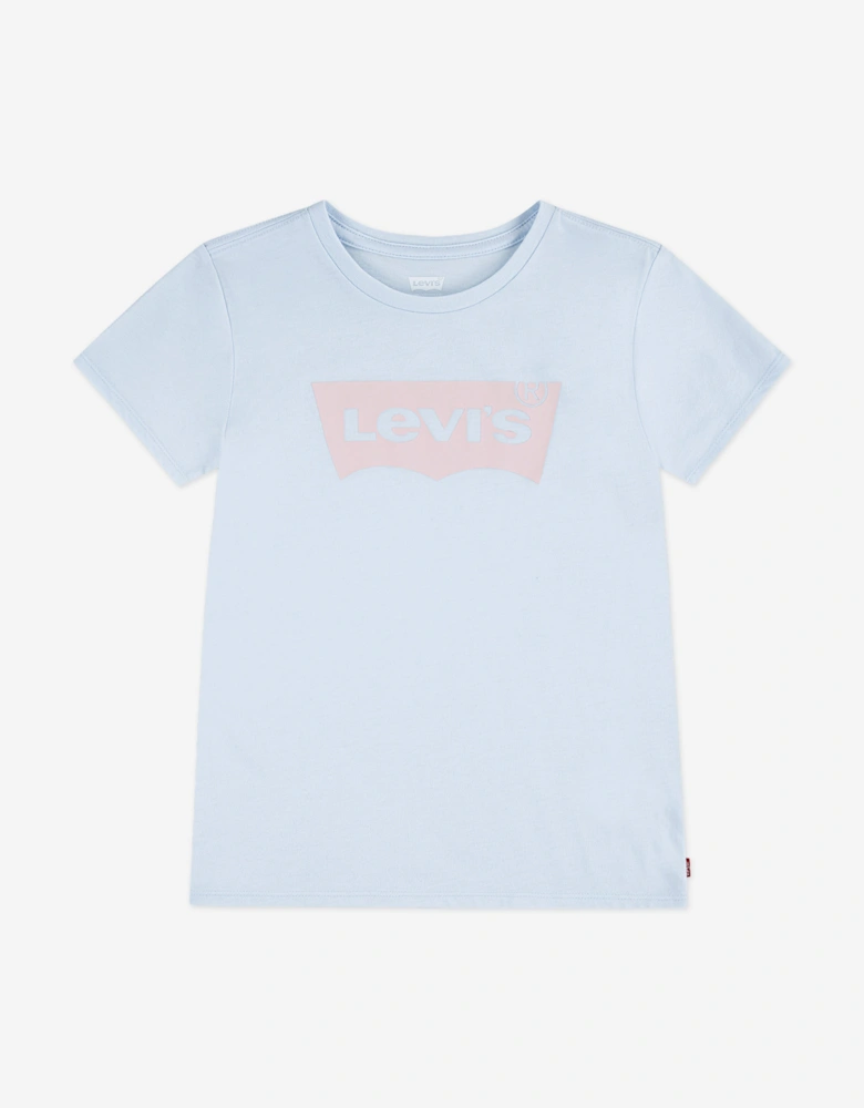 Girls Batwing T-Shirt in Blue