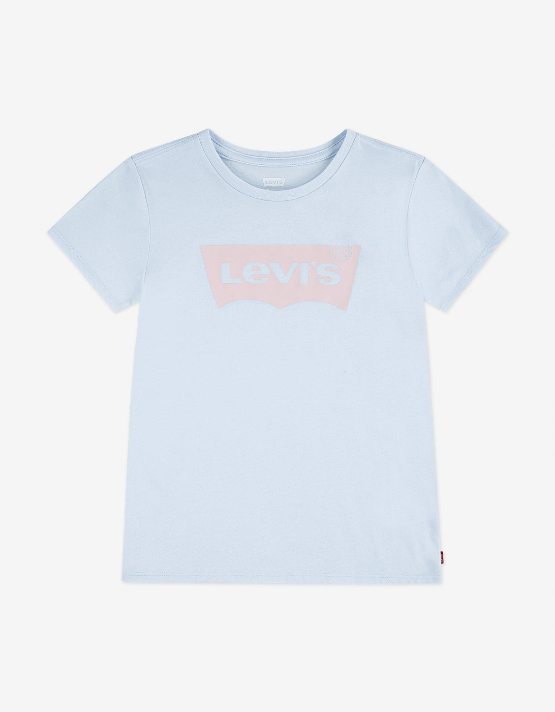 Girls Batwing T-Shirt in Blue, 4 of 3