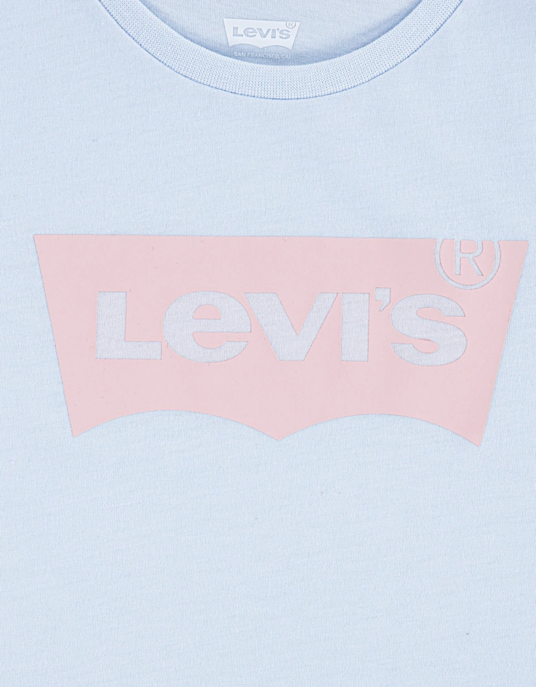 Girls Batwing T-Shirt in Blue