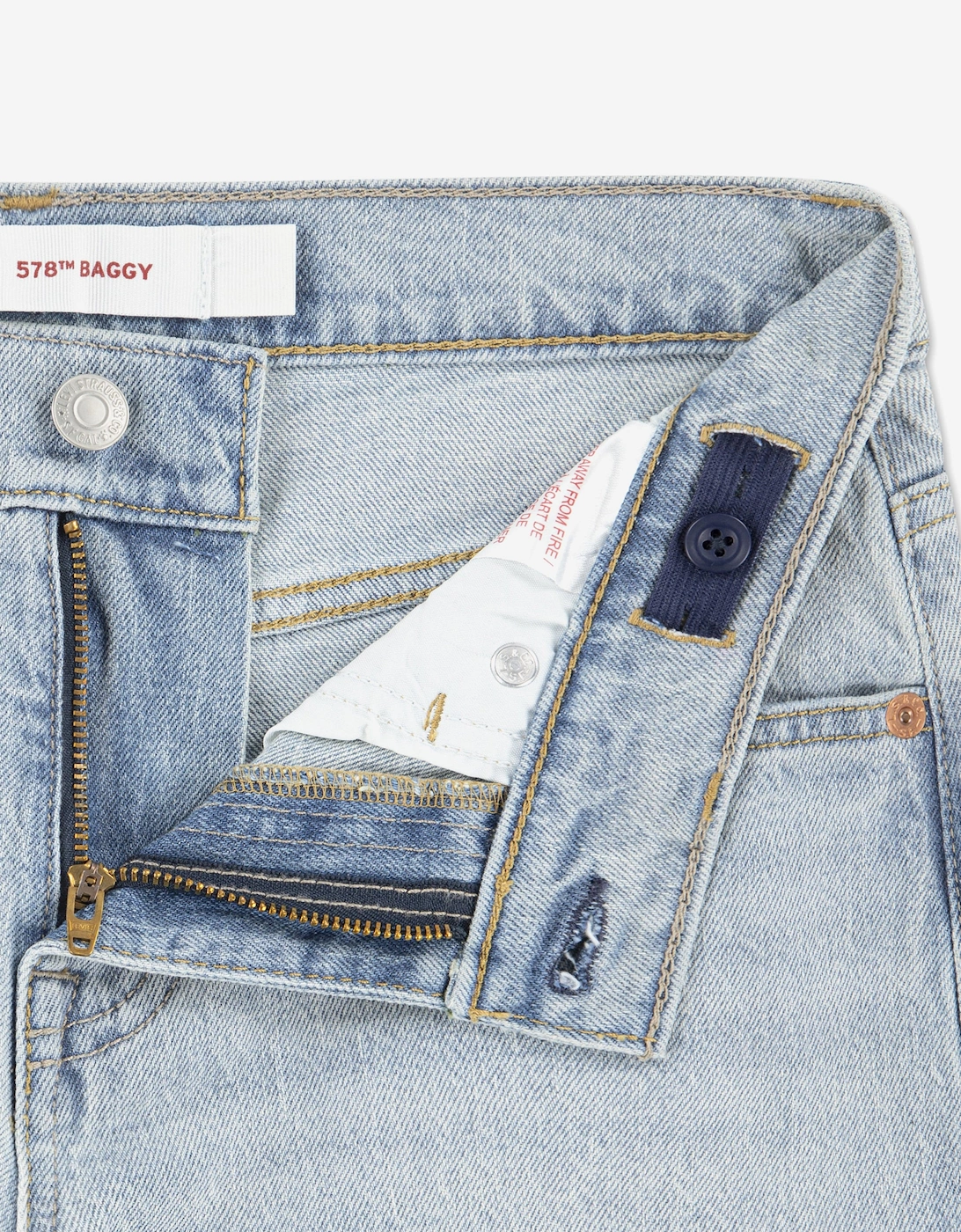 Boys 578 Baggy Jeans in Blue