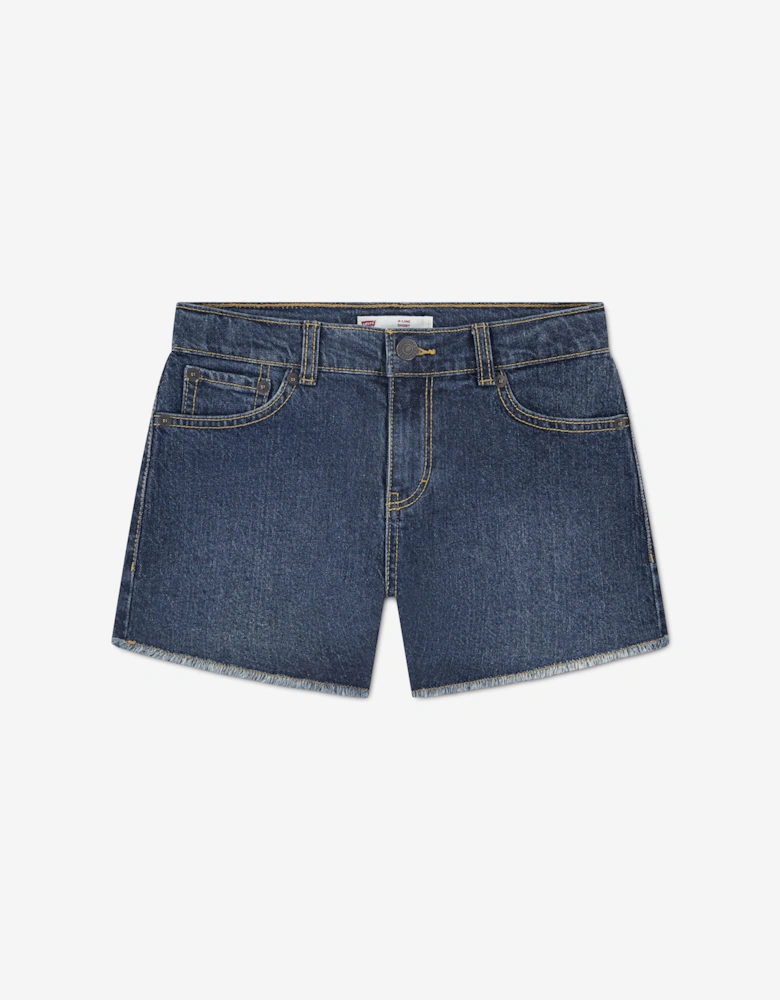 Girls A Line Shorts in Blue