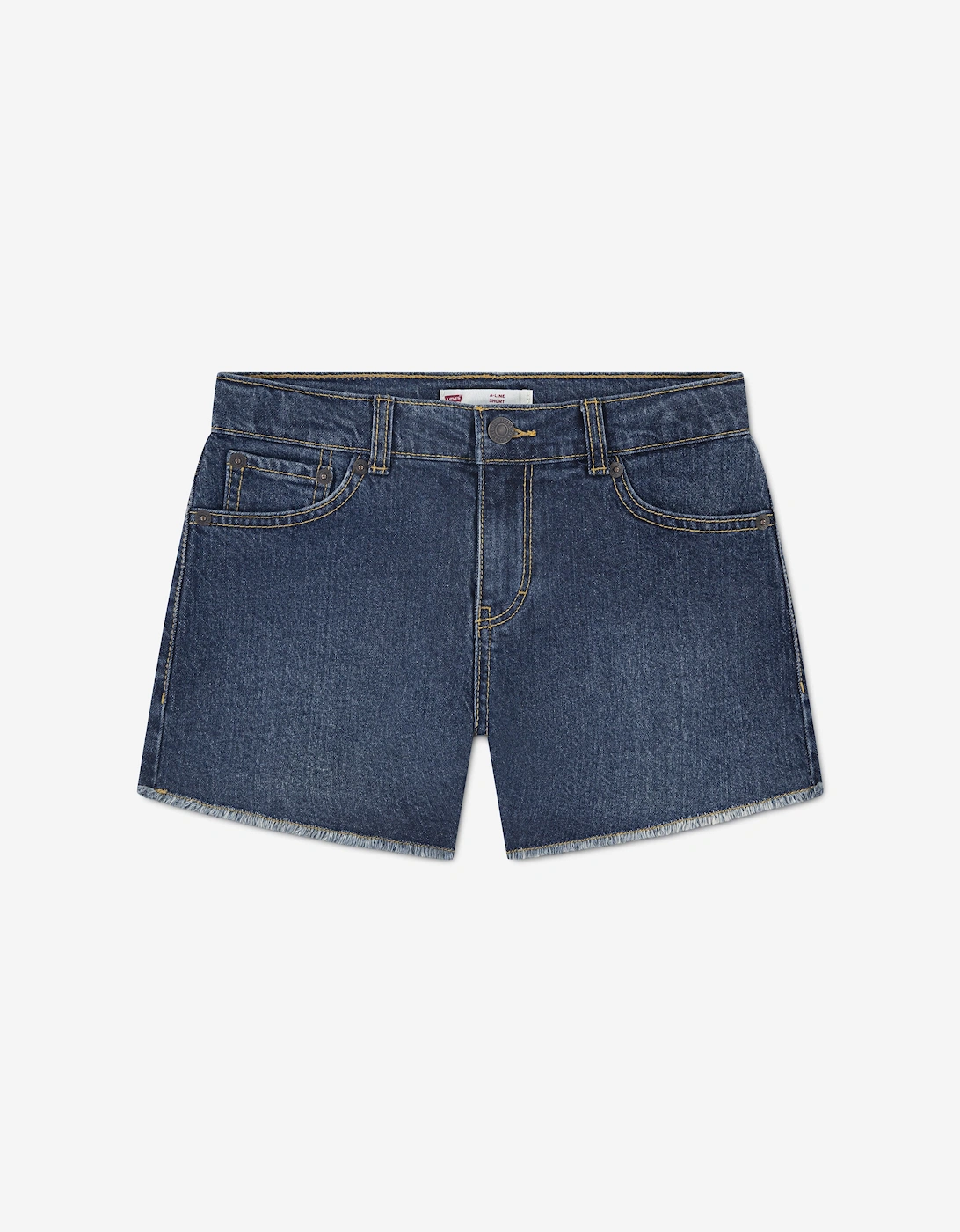 Girls A Line Shorts in Blue, 5 of 4