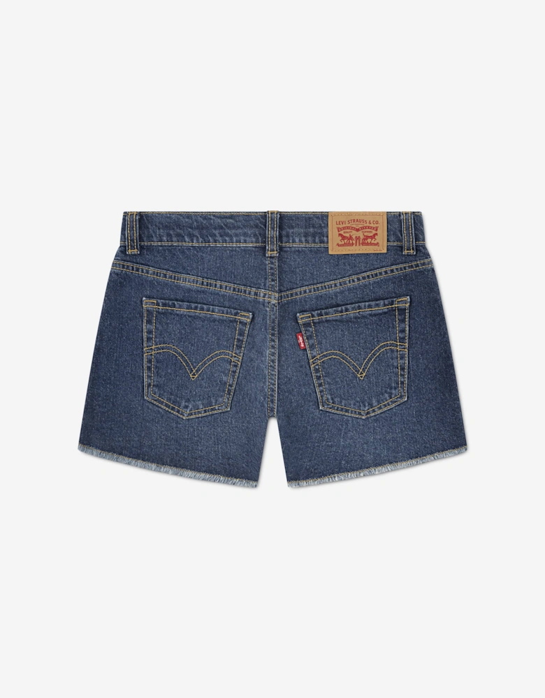Girls A Line Shorts in Blue