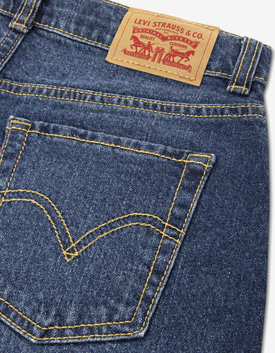 Girls A Line Shorts in Blue