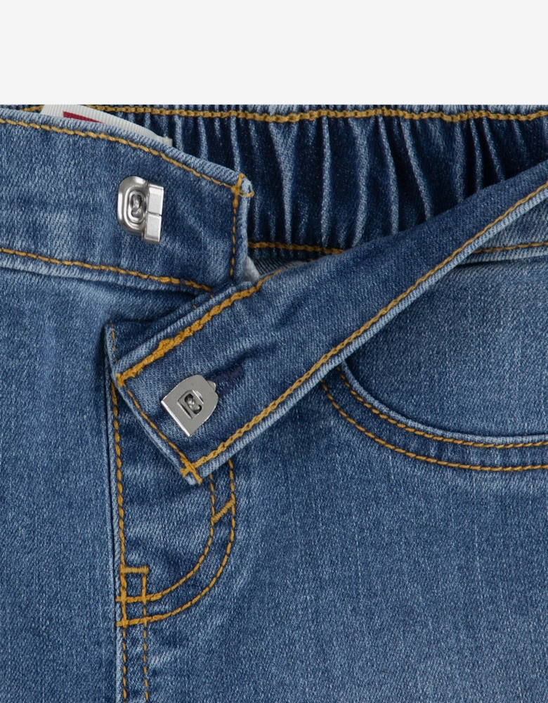 Baby Boys AOP Logo T-Shirt and Shorts Set in Red