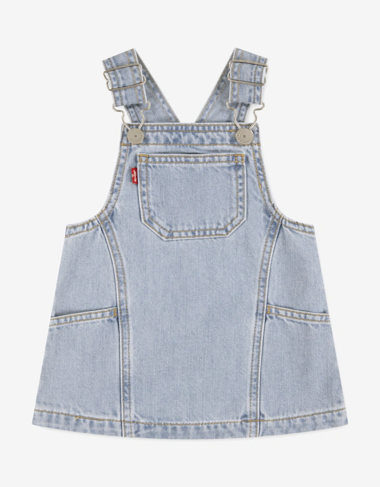 Baby Girls Side Pocket Skirtall in Blue