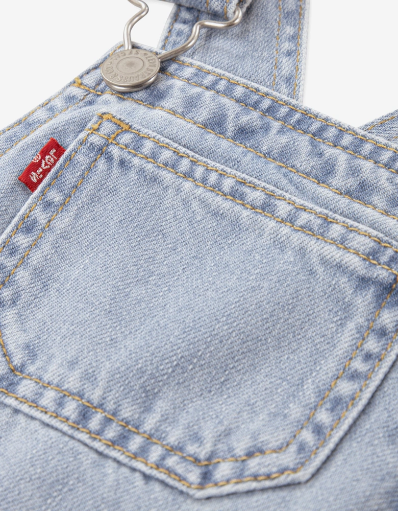 Baby Girls Side Pocket Skirtall in Blue