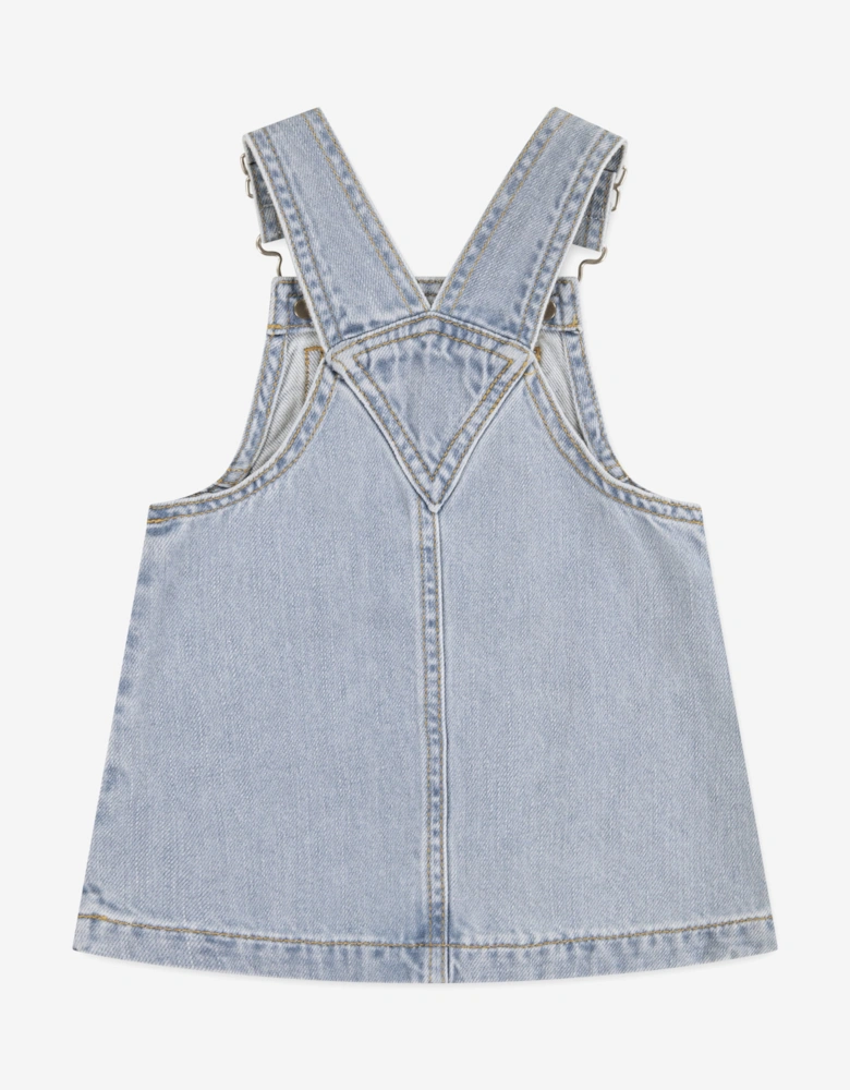 Baby Girls Side Pocket Skirtall in Blue