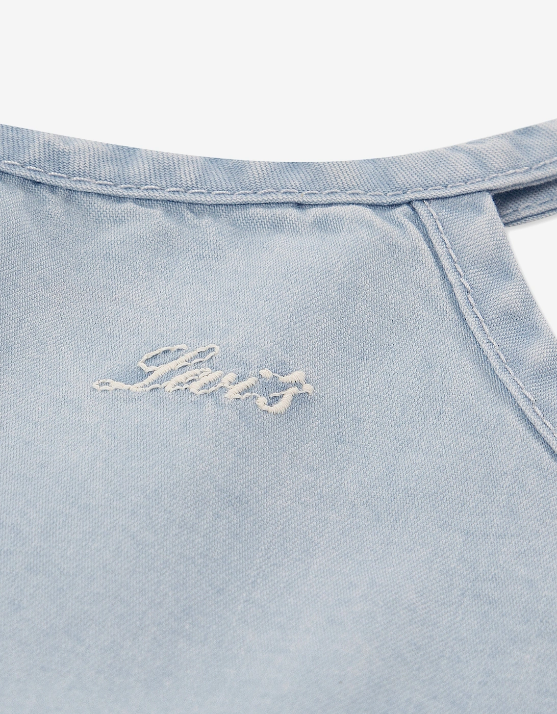 Girls Tiered Tank and Pant Set in Blue