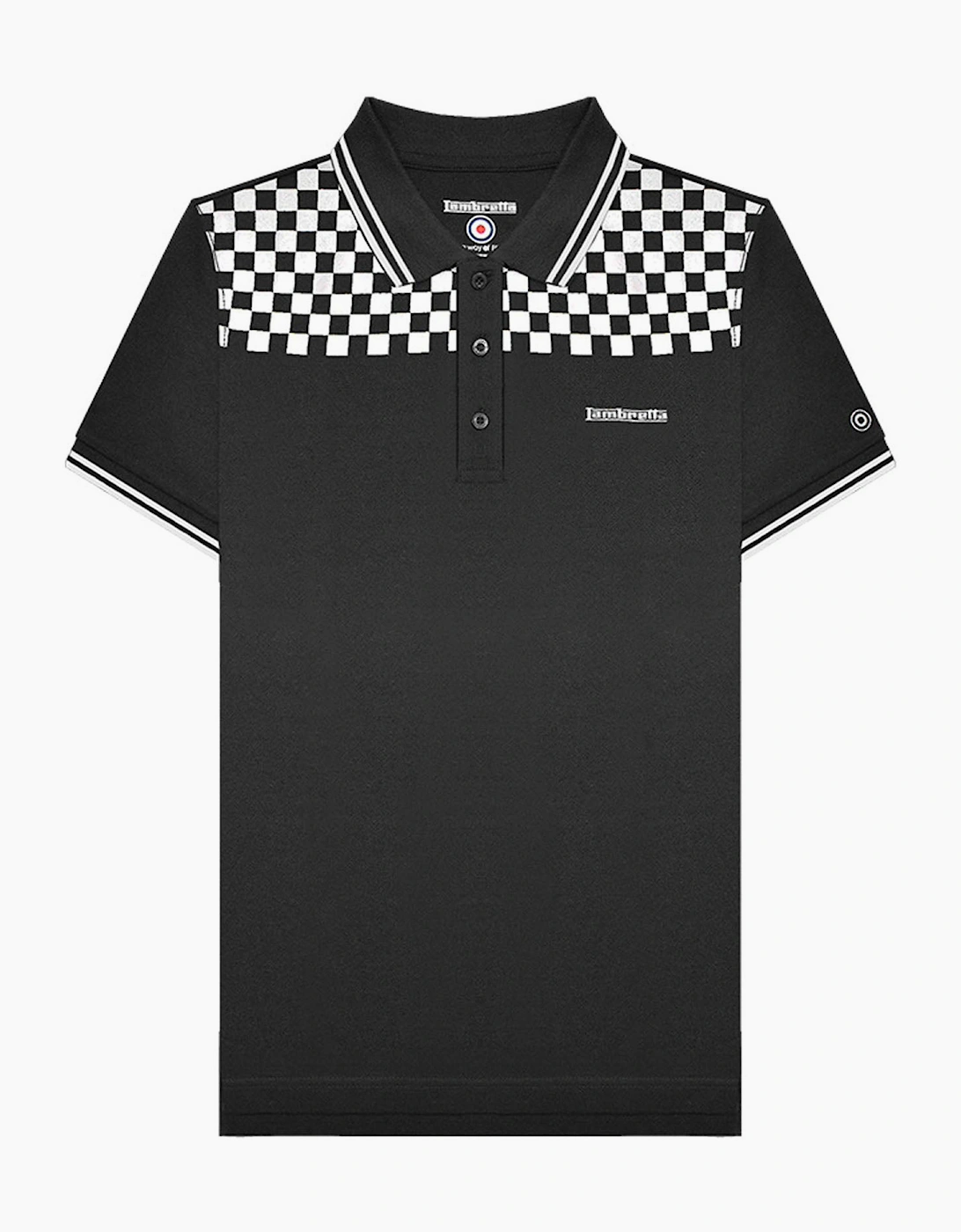 Mens Two Tone Tipped Polo Shirt, 2 of 1