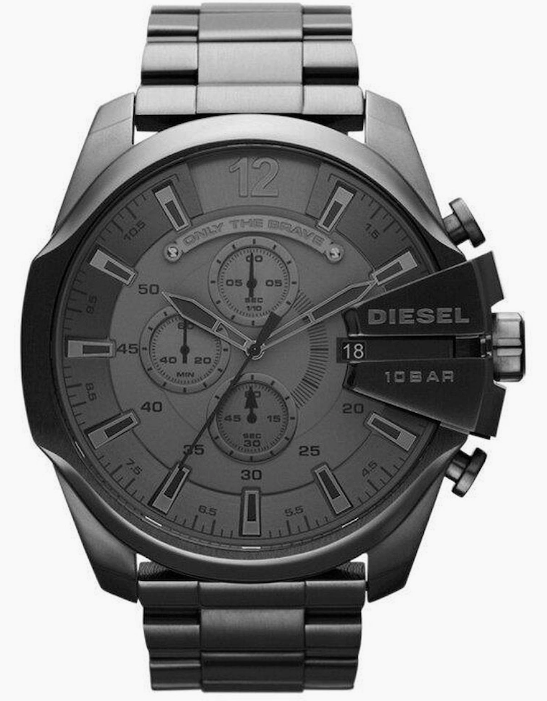 Diesel Men's Grey Dz4282 Chronograph Dial Gunmetal Watch