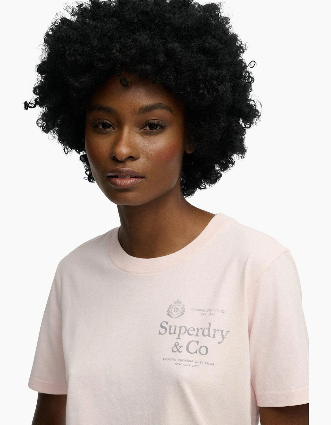 Womens Luxe Casual Relaxed Short Sleeve T-Shirt, 2 of 1