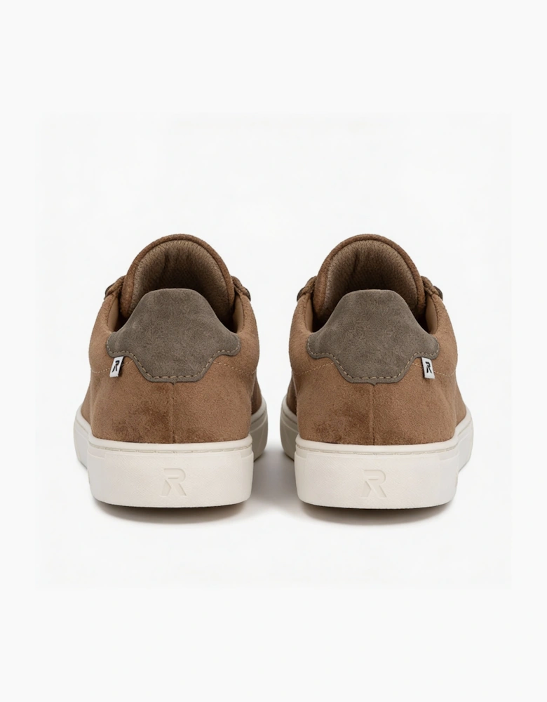 NASH Mens Court Trainers Tan