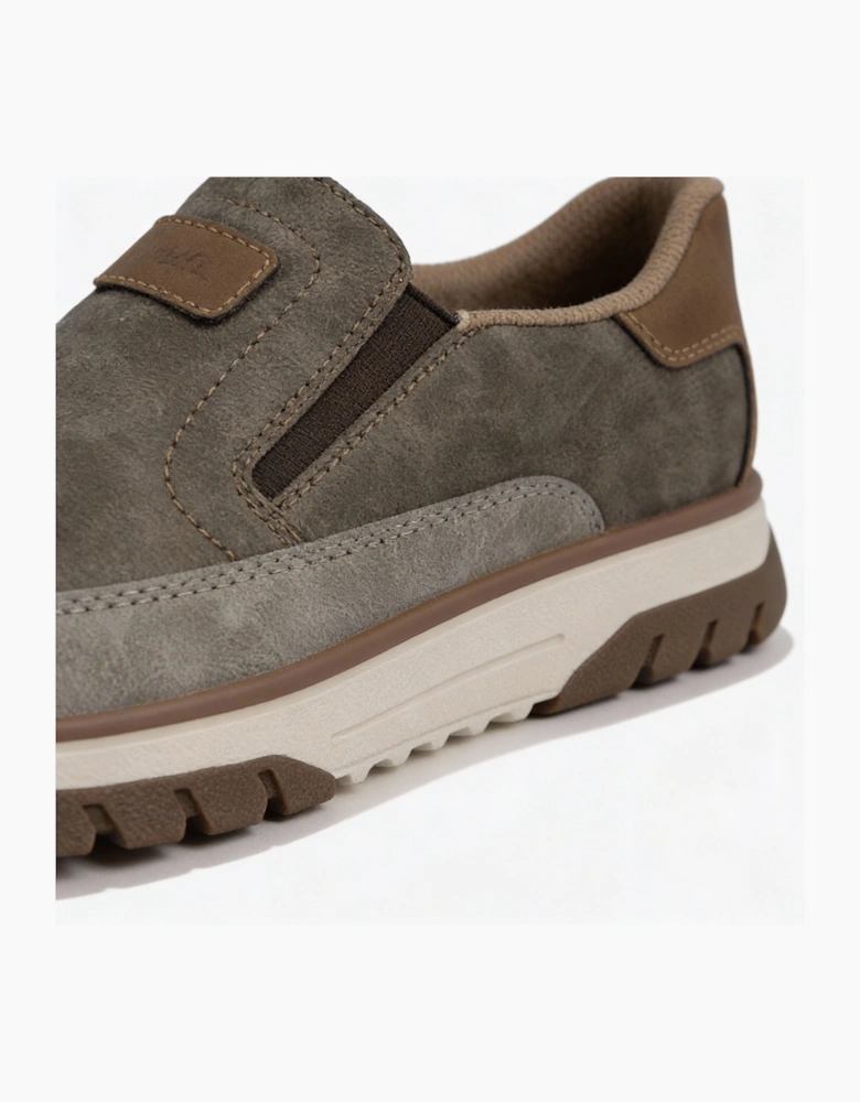 STAN Mens Comfort Trainers Brown