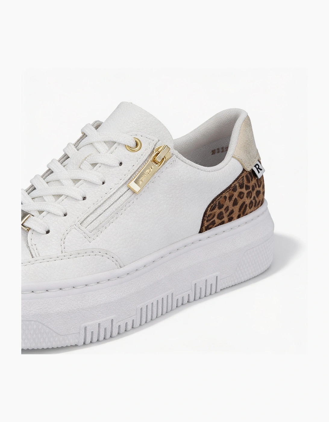 ENYA Womens Court Trainers White Multi