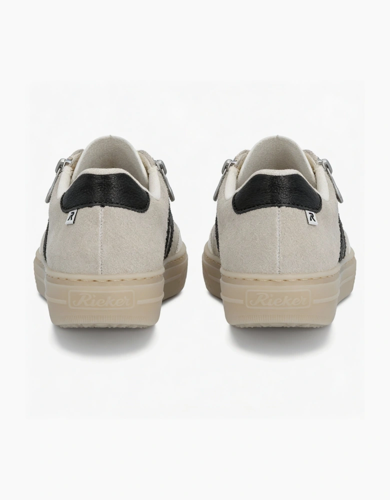 ENYA Womens Court Trainers Off White