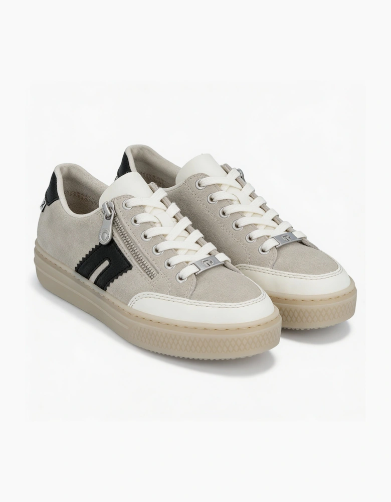 ENYA Womens Court Trainers Off White