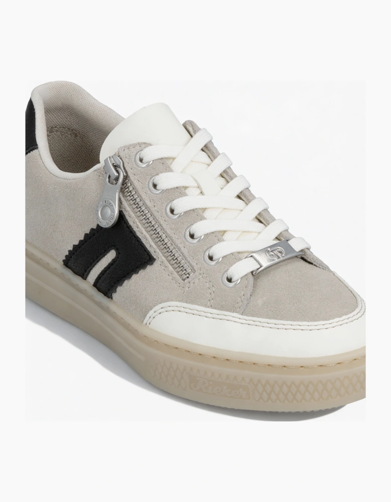 ENYA Womens Court Trainers Off White