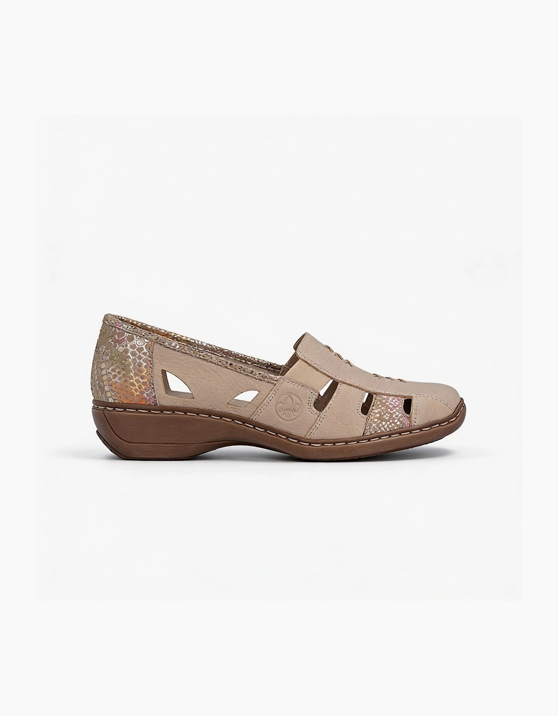 Rieker Women's Almond Tan Platino Doris Casual Beige - Size: 6.5