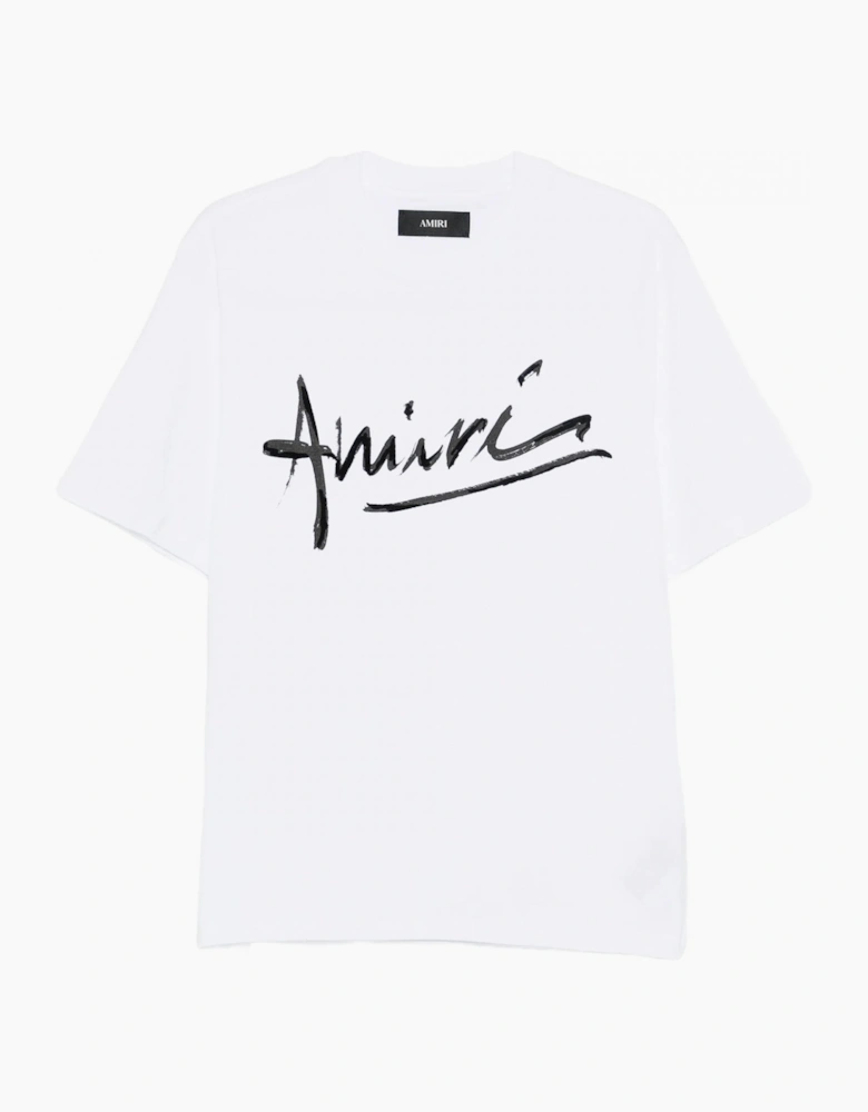 Script T-Shirt White