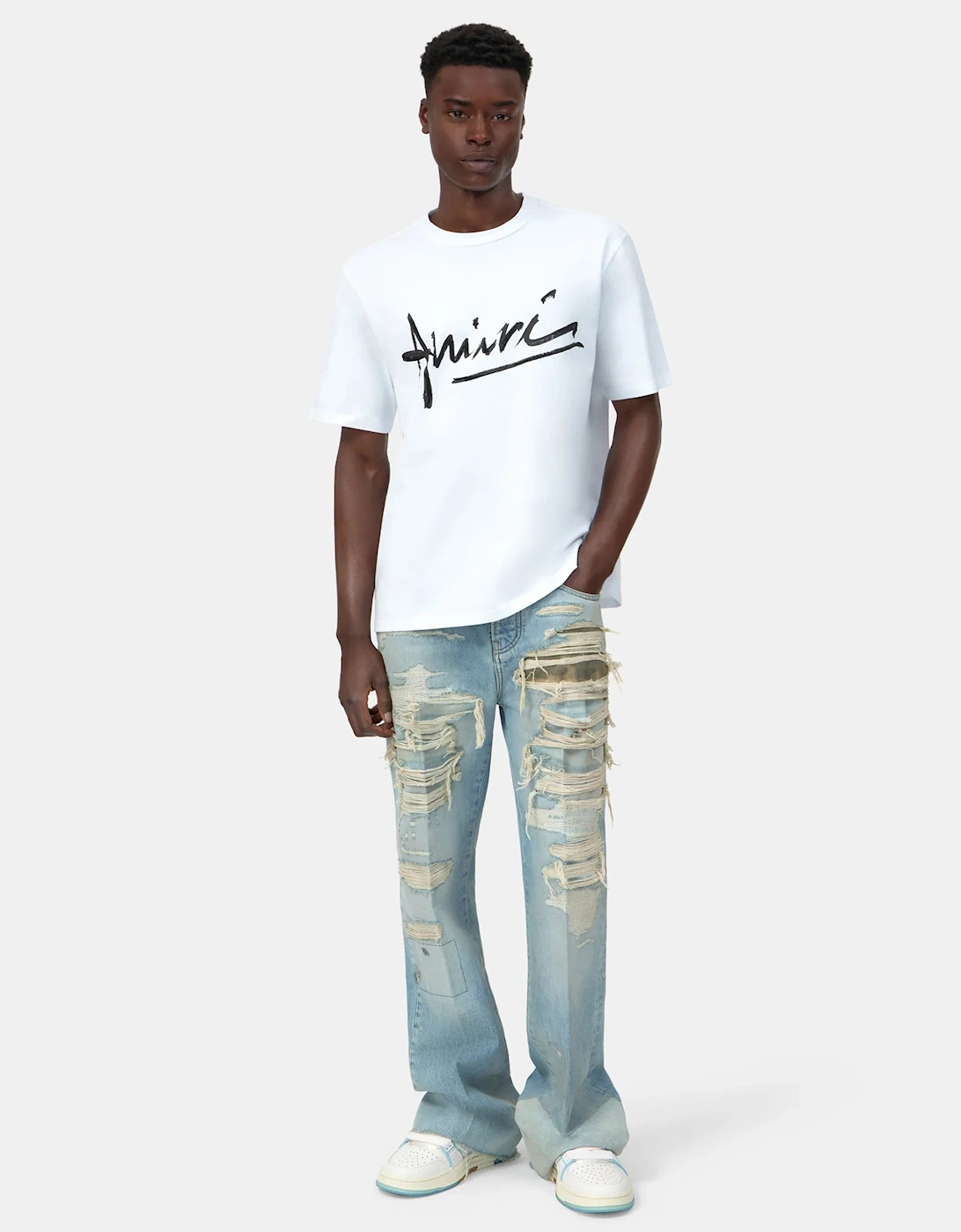 Script T-Shirt White