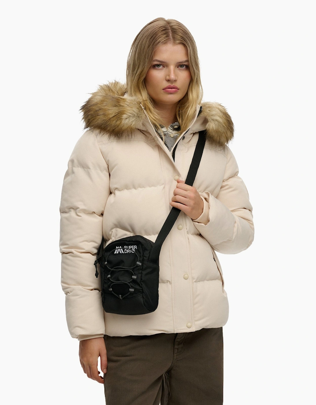 Superdry Womens Outdoor Crossbody Crossbody Bag - Brilliant White - Size: ONE size