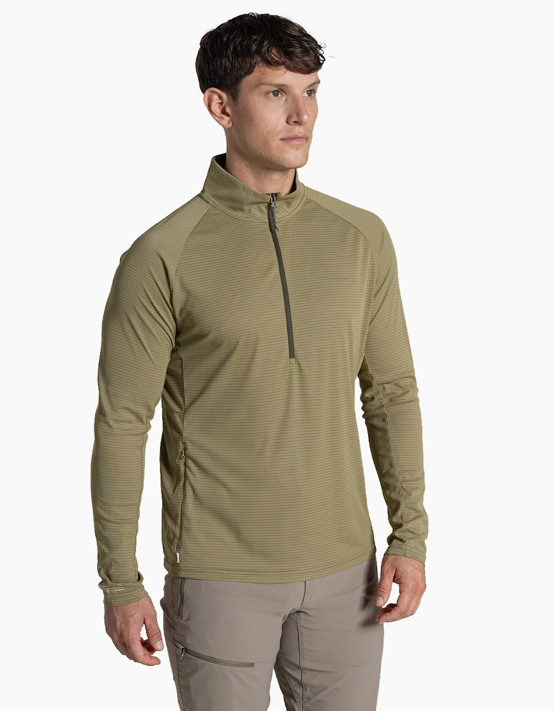 Mens NosiLife SolarShield+ Half Zip Fleece, 2 of 1