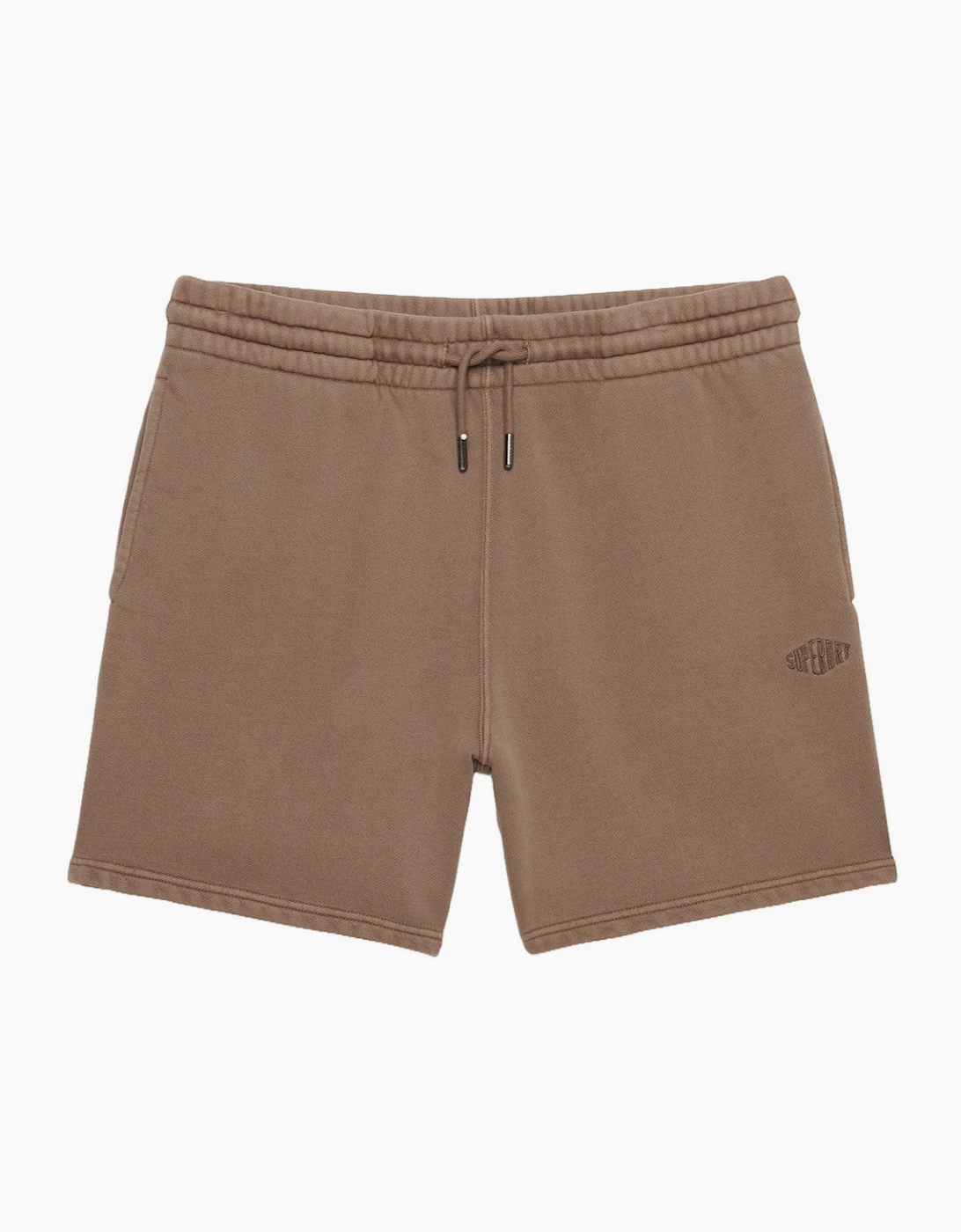 Superdry Men's Shitake Brown Micro Logo Sweat Shorts - Size: Xl