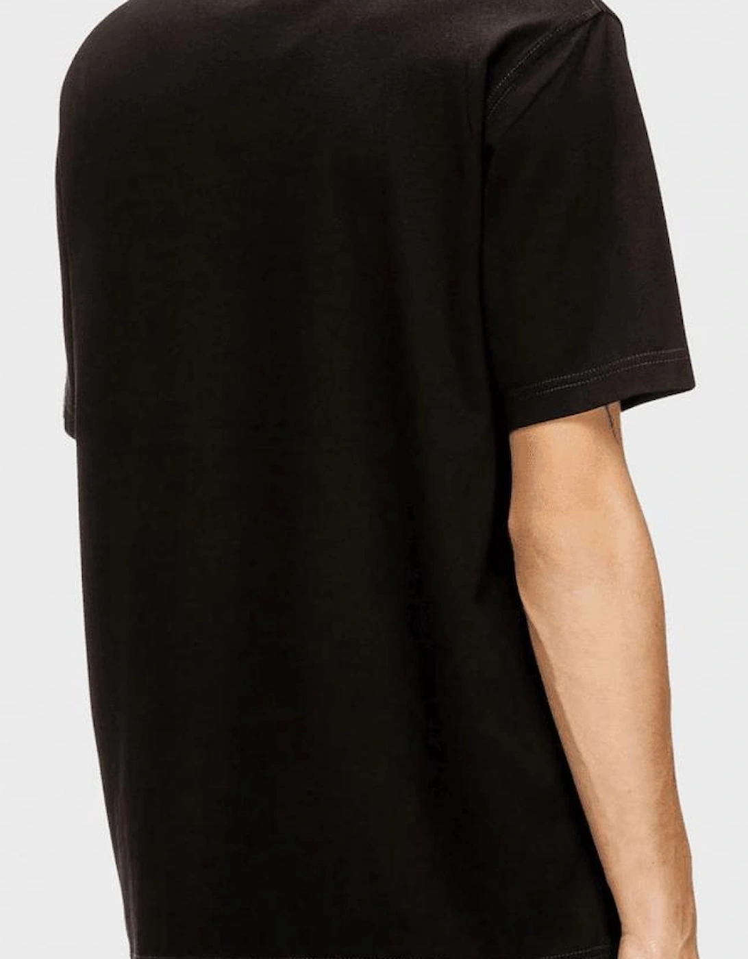 T-Adjust-V2 Spray Logo Black T-Shirt