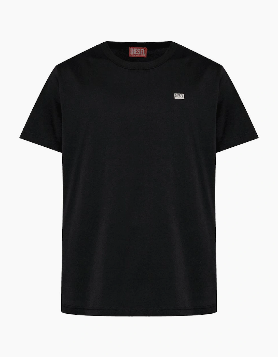 T-Meigor Mercerised Logo Black T-Shirt, 5 of 4