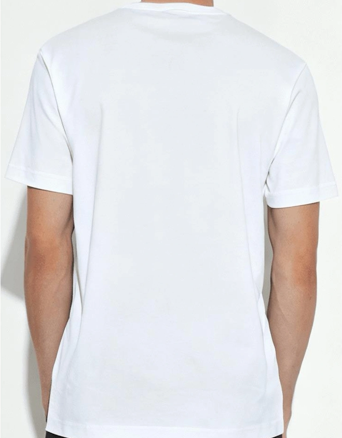 T-Meigor Mercerised Logo White T-Shirt