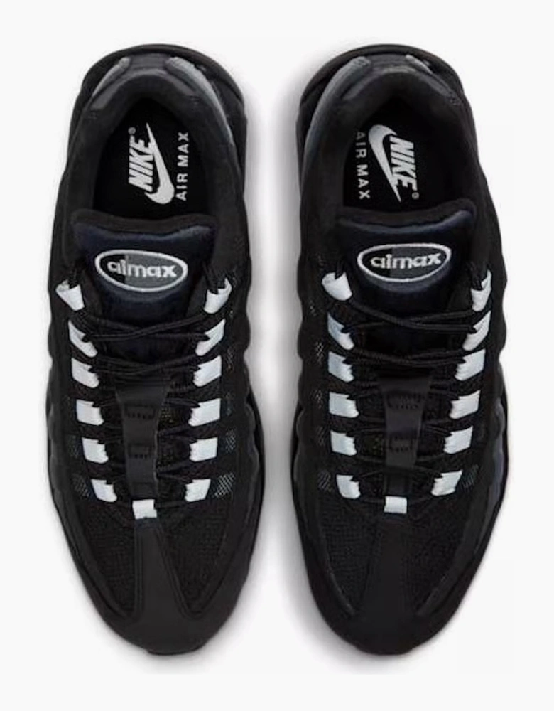 Air Max 95 Retro Logo Sneaker - Black / Pure Platinum