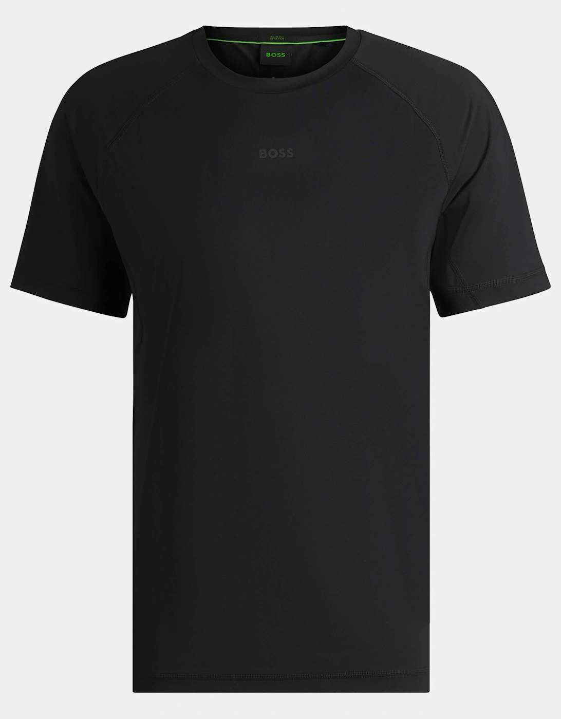 BOSS Green Tee Active Mens T-Shirt - Black 001, 2 of 1